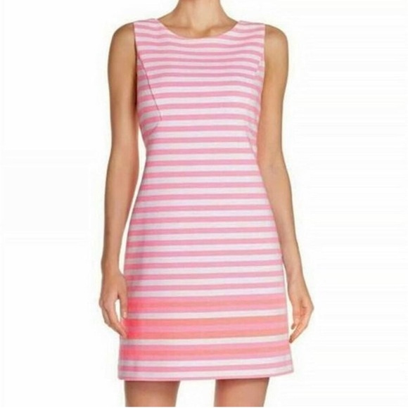 Lilly Pulitzer Dresses & Skirts - Lilly Pulitzer Pink and Light Pink Striped Sleeveless Mini Dress